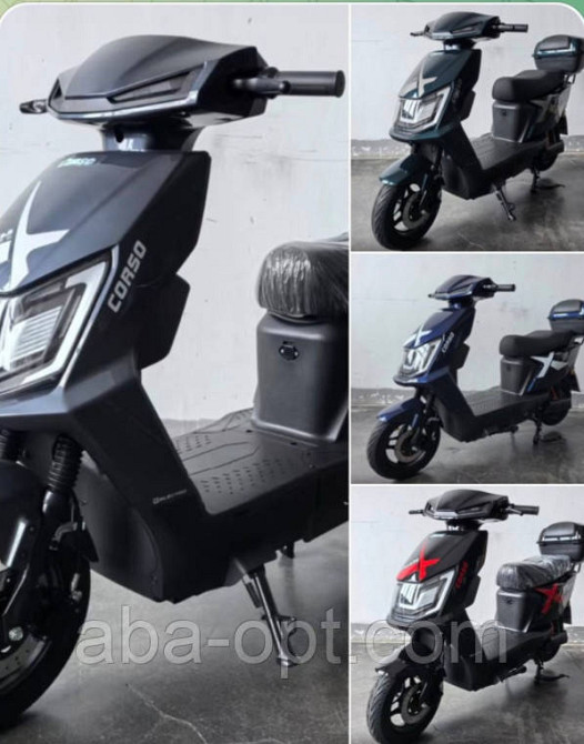 ЕЛЕКТРОСКУТЕР Corso FlashX 1200W-72V-23Ah шини 10"-10" купити в інтернет-магазині дешево Одеса - фото 4
