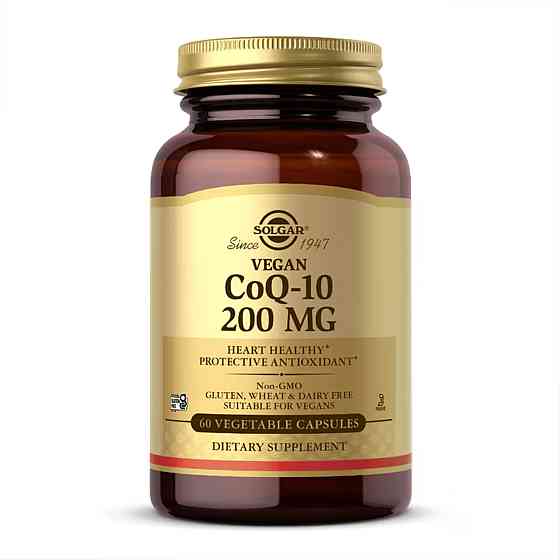 Коензим Q-10 Solgar CoQ-10 200 mg vegan 60 вег капс Київ