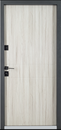Двері вхідні SARMAK Термостіл Еллісон RAL 7021 860x2050 мм Київ