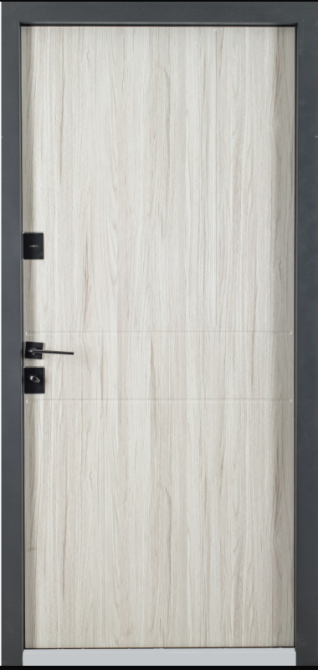 Двері вхідні SARMAK Термостіл Еллісон RAL 7021 860x2050 мм Київ - фото 2