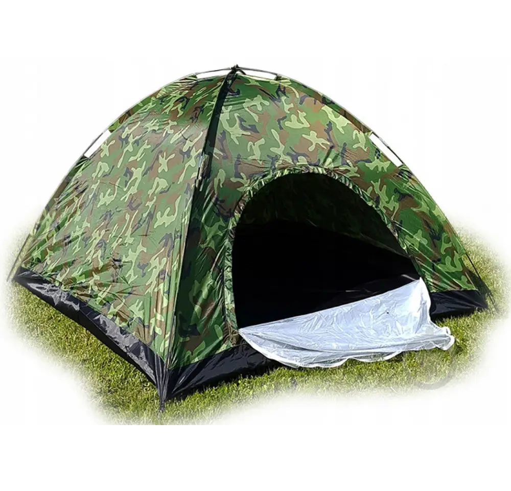 Палатка автомат 2-х местная 200х150х110см в чехле (Камуфляж) Киев - изображение 1