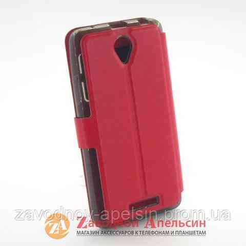 Чехол книжка Lenovo A5000 Smart Case red Одесса