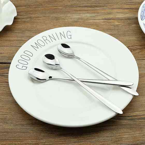 Набір десертних ложок маленьких - в наборі 5шт., довжина ложки 16см Київ