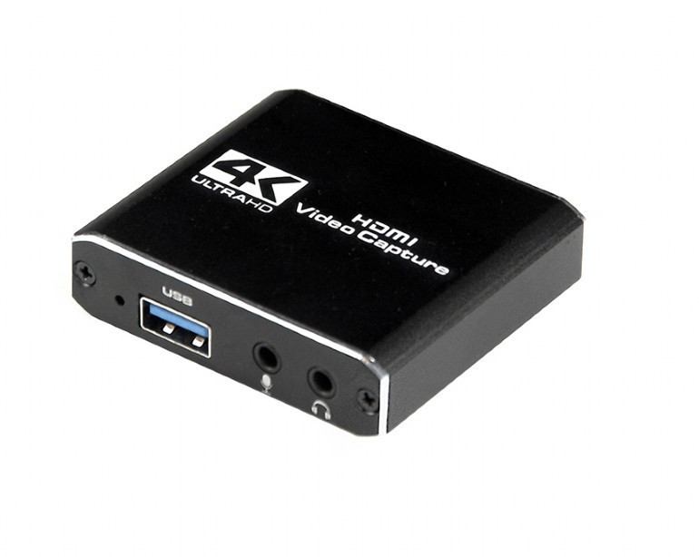Адаптер HDMI-USB+3.5 мм (F/F), Black (UHG-4K2-01) Чорний Харків - фото 4