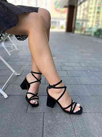 Meideli Босоніжки жіночі MEIDELI H008H-1 чорні (літо, еко-замша) (5809) 36 Коломия