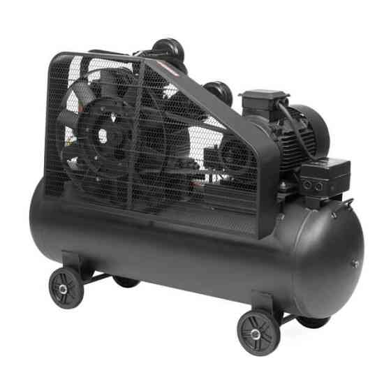 Компресор, 300 л, 11,0 кВт, 380 В, 10 атм, 1600 л/хв, 3 циліндри, 80 дБ INTERTOOL PT-0050 Київ