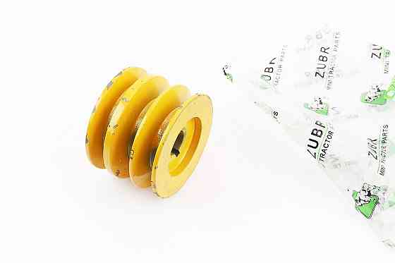 Шків під колінвал d-20mm (D-85mm, 3-х пазний, два пази під ремінь SPB один під SPA, метал) 168F/170F Киев