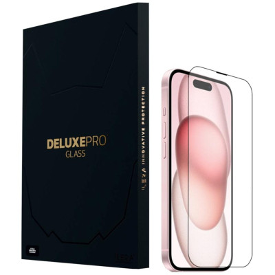 Стекло защитное iLera DeLuxe Original Glass iPhone 15 (ILFCDL15) Винница - изображение 1