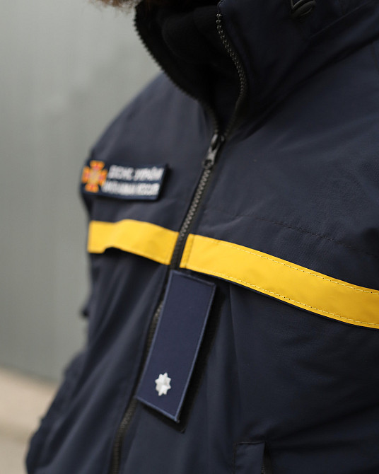 Куртка вітровка Patrol для ДСНС на сітці синя Запорожье - изображение 4