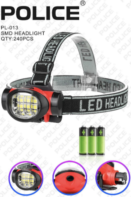 Налобний ліхтар WD176, PL-013, 3R3xAAA, Діодна стрічка Дніпро - фото 2