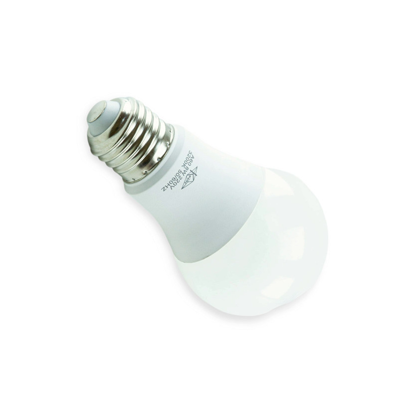 Лампа 220V E27 8W A60 3000K тепла біла світлодіодна Мукачево - фото 1