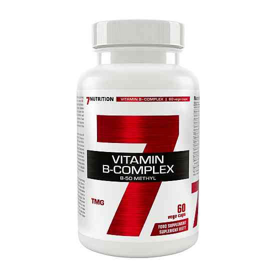 Вітаміни групи B 7 Nutrition Vitamin B-Complex B-50 Methyl, 60caps Луцьк