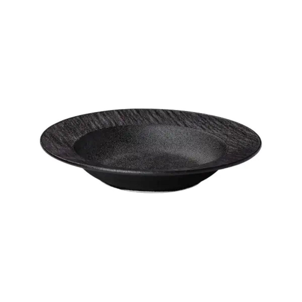 Тарелка суповая фарфоровая 23 см черная HP-7-728 Киев - изображение 4