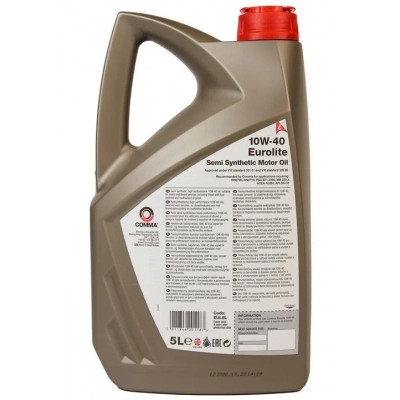 Моторное масло Comma EUROLITE 10W40 5л (EUROLITE 10W40 5L) Винница - изображение 2