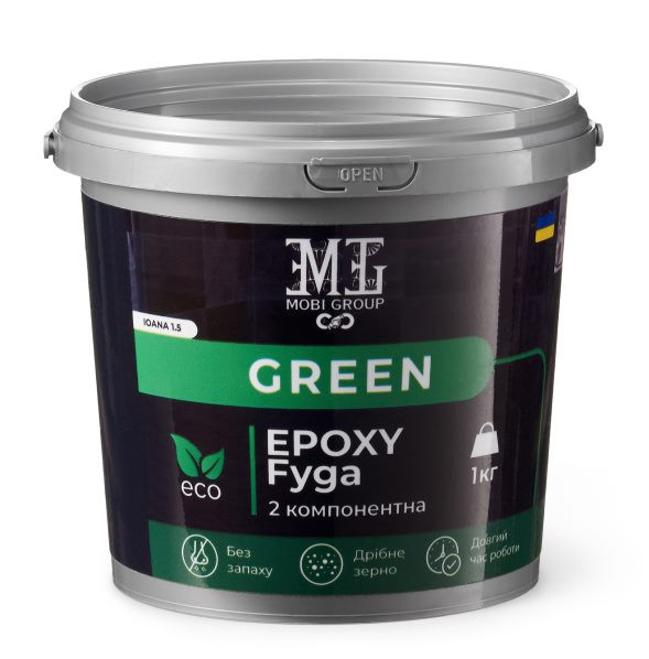 Епоксидна двокомпонентна фуга для швів MG білий 1 кг Київ - фото 1