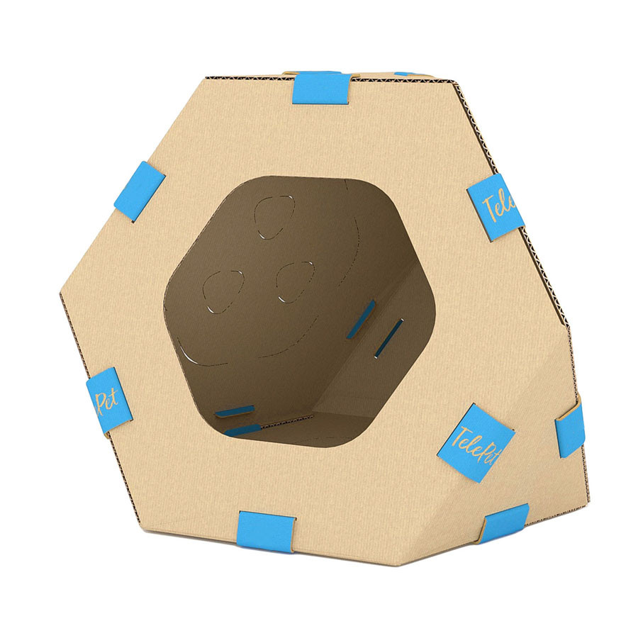 Модульний будиночок для котів ТелеПет (440х440х370мм) Коломыя - изображение 1