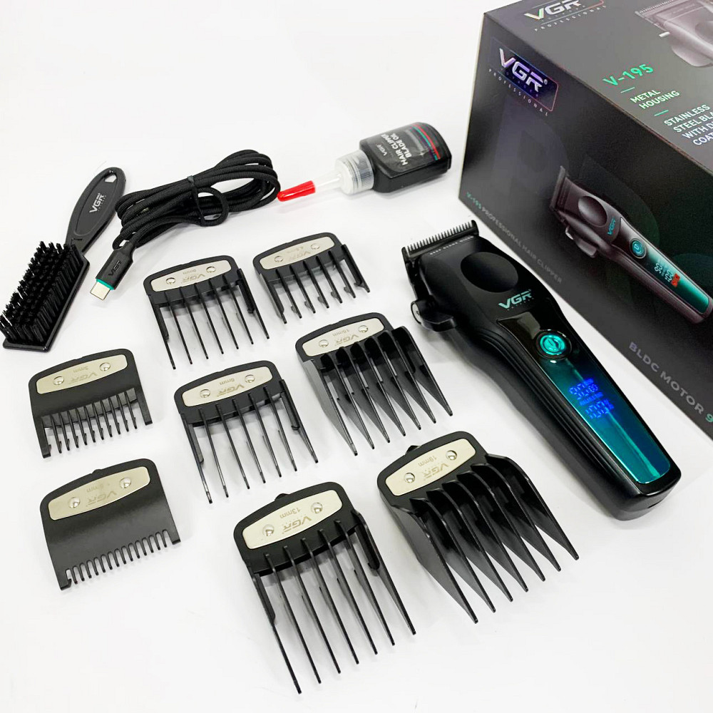 Машинка для стрижки волосся професійна VGR, Набір для стрижки волосся на акумуляторі ZM-88 Львів - фото 3
