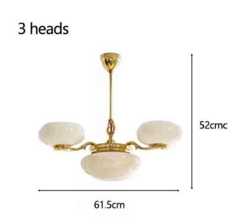 Світлодіодна люстра Півонія 5020 (Золота) на 3+1 плафон Вінниця