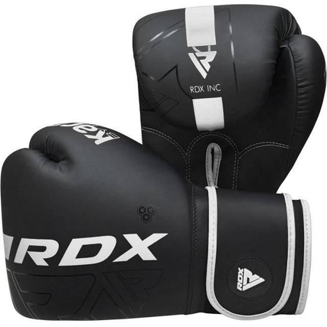 Боксерські рукавиці RDX F6 Kara Matte White 6 унцій (капа в комплекті) Каменское - изображение 6