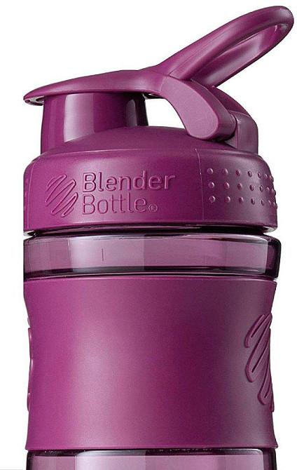 Шейкер спортивний (пляшка) BlenderBottle SportMixer Flip 20oz/590ml Plum Луцк - изображение 3
