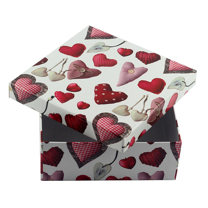 Коробка подарункова ООТВ Heart 22 х 22 х 8 см Ровно - изображение 2