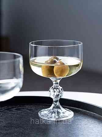 Набір келихів для шампанського креманка 6 шт 200 мл Bohemia Sterna 4S149-200 скло з гарною ніжкою Київ