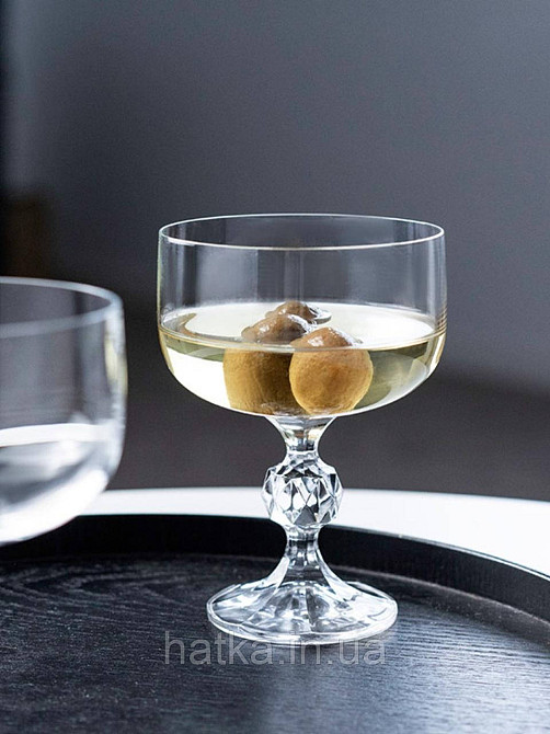 Набір келихів для шампанського креманка 6 шт 200 мл Bohemia Sterna 4S149-200 скло з гарною ніжкою Київ - фото 1