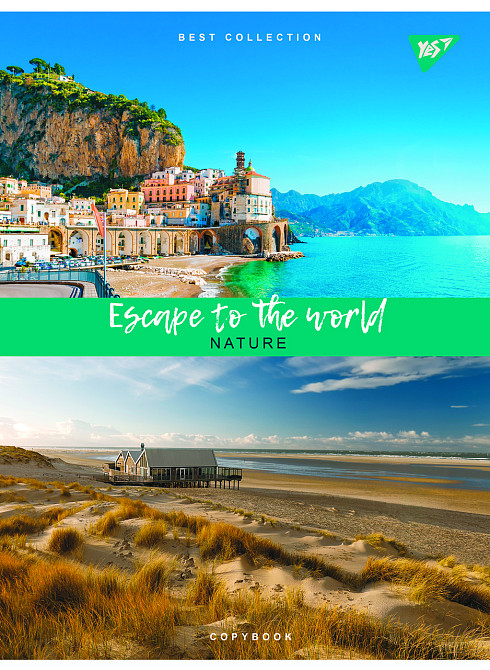 Книга канцелярська A4/48 арк."Yes""Escape to the world" # офсет, м'яка обкл., 681933, шт Київ - фото 1