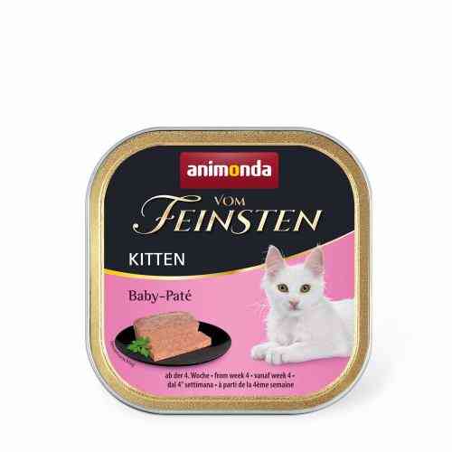 Корм влажный Vom Feinsten Kitten Baby-Paté для котят Беби-пате с птицей 100 г Киев