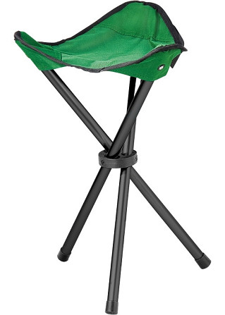 Стілець складаний на 3-х ніжках 32х32х44 см PALISAD Camping Полтава - фото 1