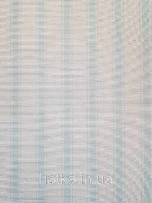 Шпалери вінілові на флізеліні AdaWall Ada Kids метрові дитячі смуги широкі вузькі блакитні білі Київ - фото 1