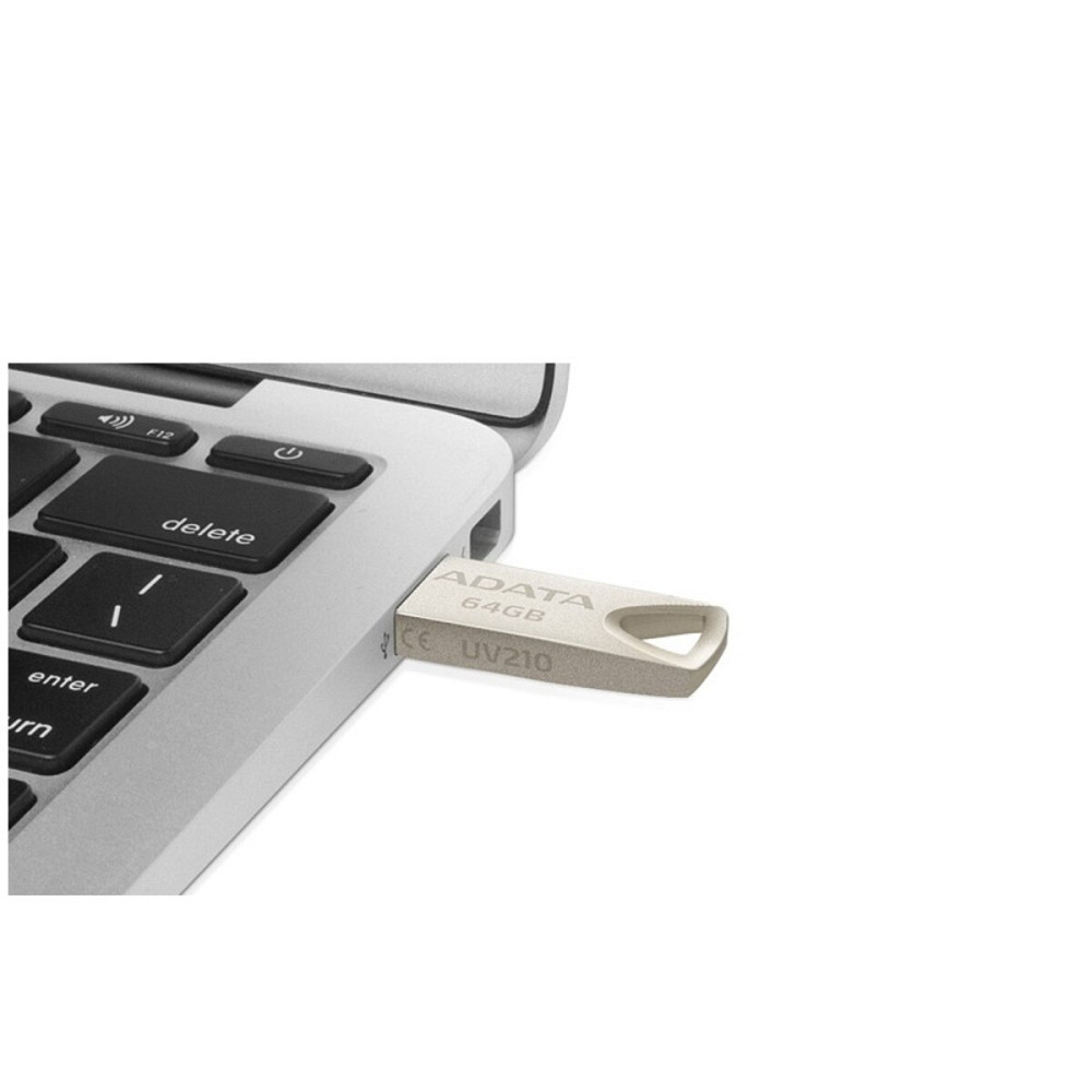 Flash A-DATA USB 2.0 AUV 210 64Gb Golden Киев - изображение 3