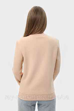 Світшот жіночий базовий утеплений RAY BASIC бежевий (U0301W-Cream) Київ