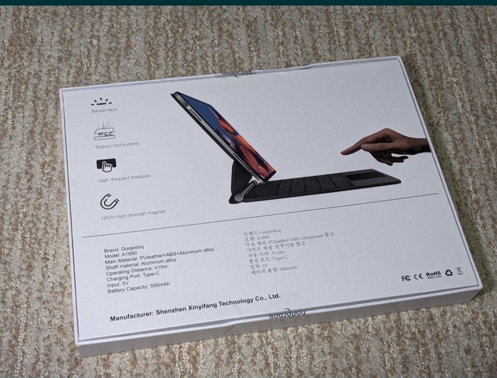 Клавіатура Goojodog Magic Keyboard для Apple iPad Pro, Air 4,5. Київ - фото 3