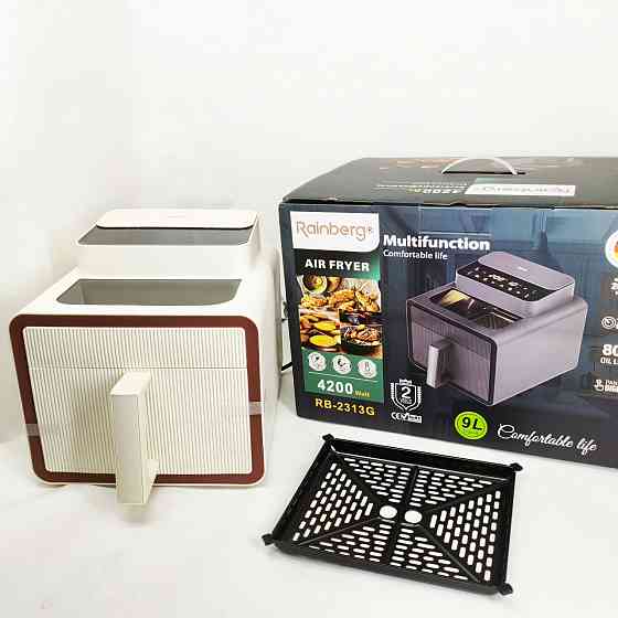 Електрична фритюрниця для кухні та дому Rainberg RB-2313 4200Вт 9л, Аеро-гриль для приготування фрі OR-64 Львів
