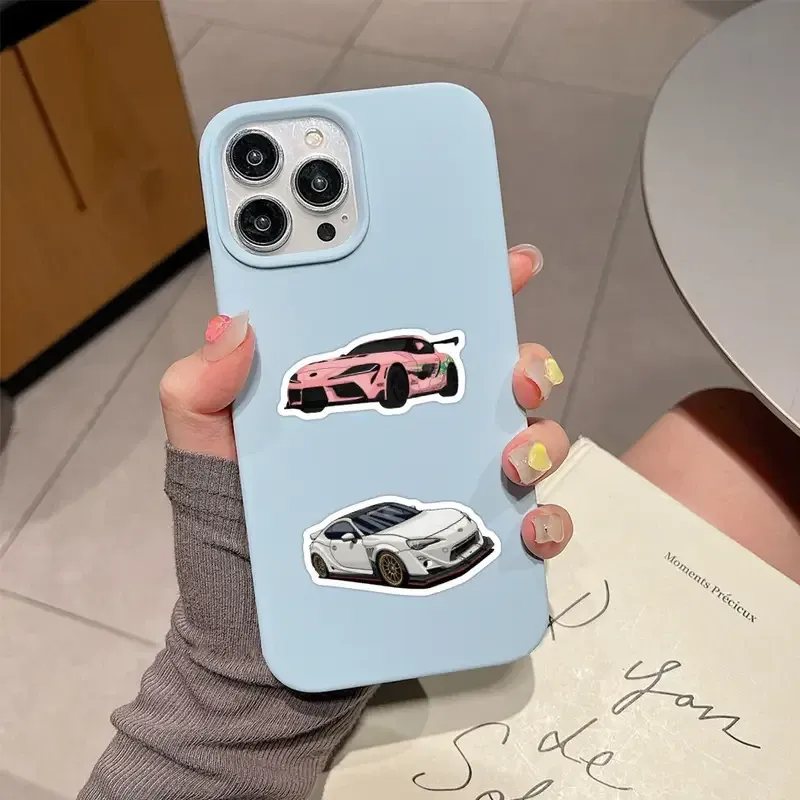 Набор стикеров «JDM Racing Cars» – 60 шт. спортивных авто, водостойкие виниловые наклейки для ноутбука Киев - изображение 4