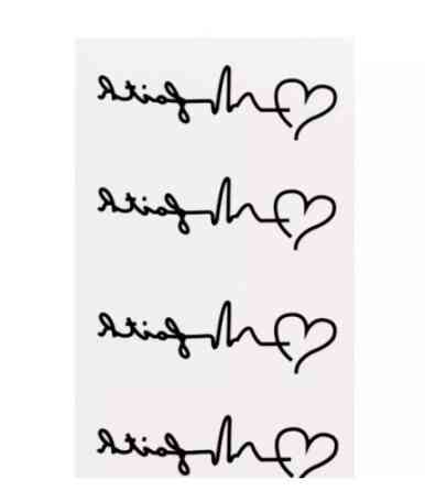 Тимчасове тату з написами - 10*6см Київ