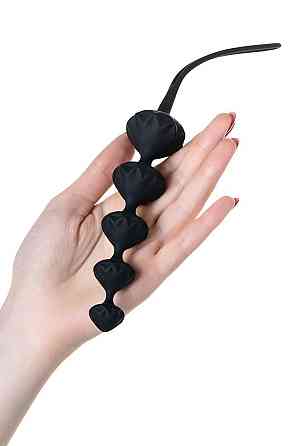 Набор анальных бус Satisfyer Beads Black, силикон, макс. диаметр 3,3 см и 3,5 см Sex Aura Киев