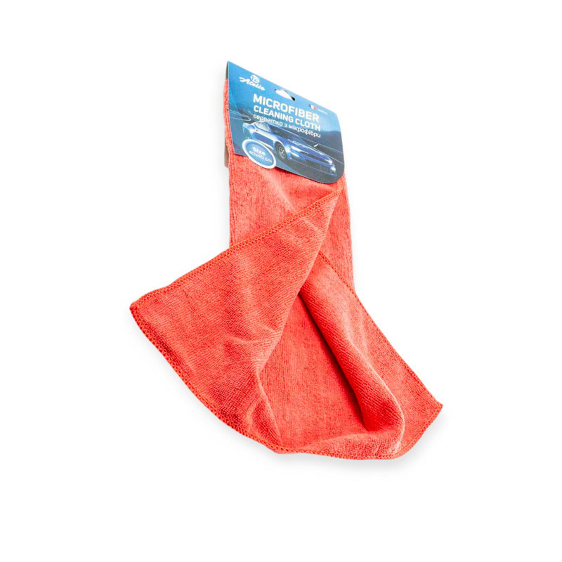 Серветка універсальна (40х40) червона 12 мікрофібра Мукачево - фото 1