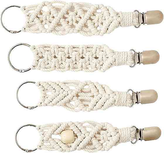 Держатель для шляпы Travel Hat Clip Модель 1 хлопковый плетеный ручной работы бохо легкий для сумки рюкзака Киев