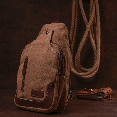 Сумка Vintage Мужская через плечо Коричневая (20389) Винница - изображение 3