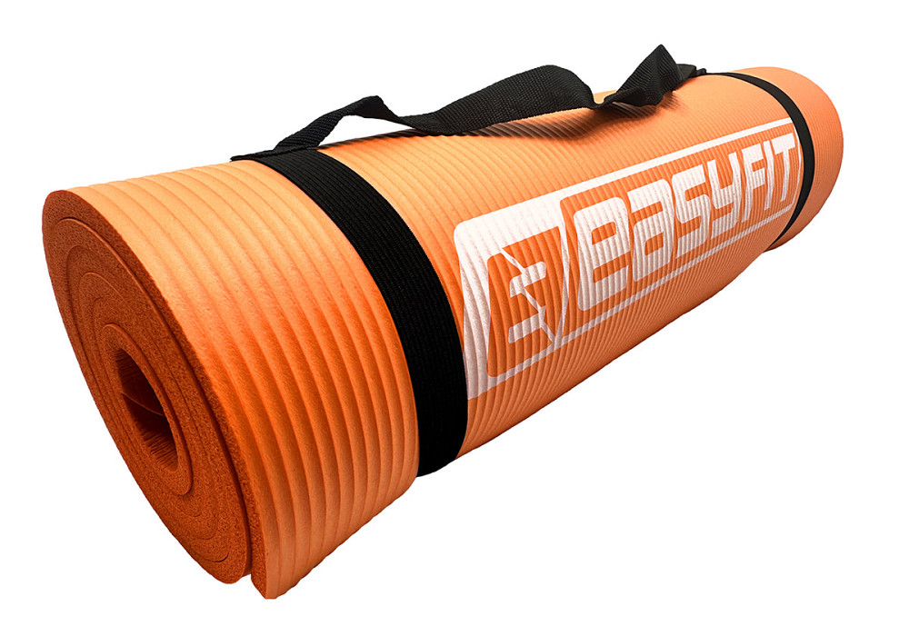 EasyFit Килимок для фітнесу та йоги EasyFit NBR 10 мм Помаранчевий Коломыя - изображение 8