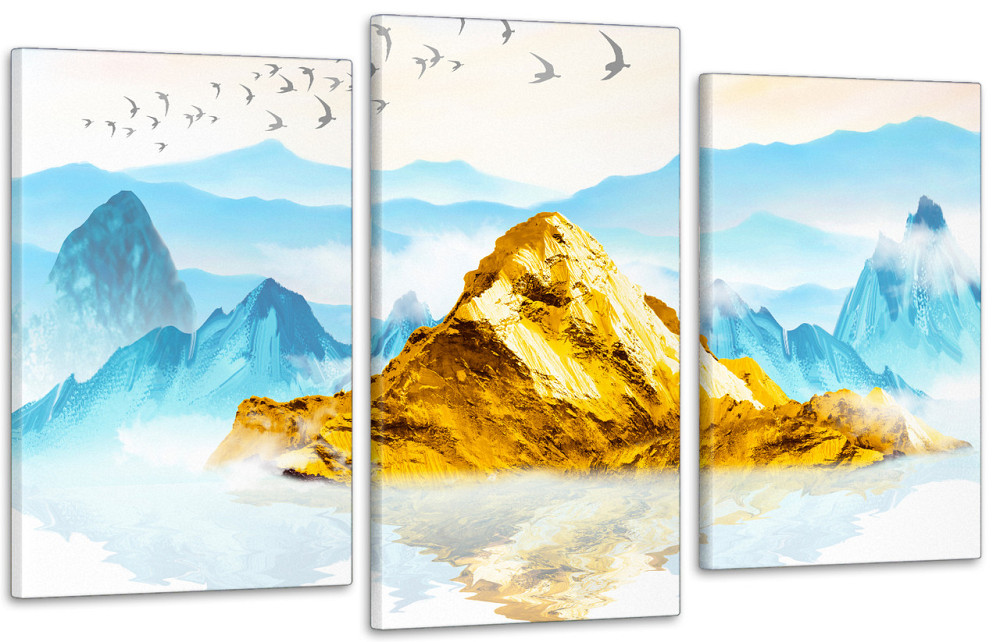 Модульная картина в гостиную / спальню Золота Гора   Art-701_3 100x150 см Киев - изображение 1