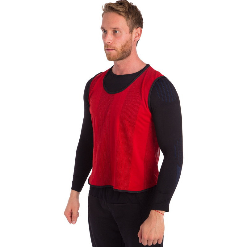 Манишка для футбола мужская CO-5461 Вишнёвое - изображение 3