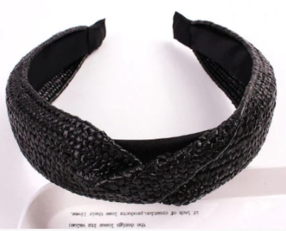 Обруч для волосся широкий плетений Київ - фото 1