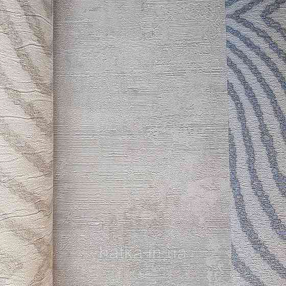 Шпалери метрові вінілові на флізелін 24 Carati Cristiana Masi під штукатурку структурні сірі з сріблом Київ
