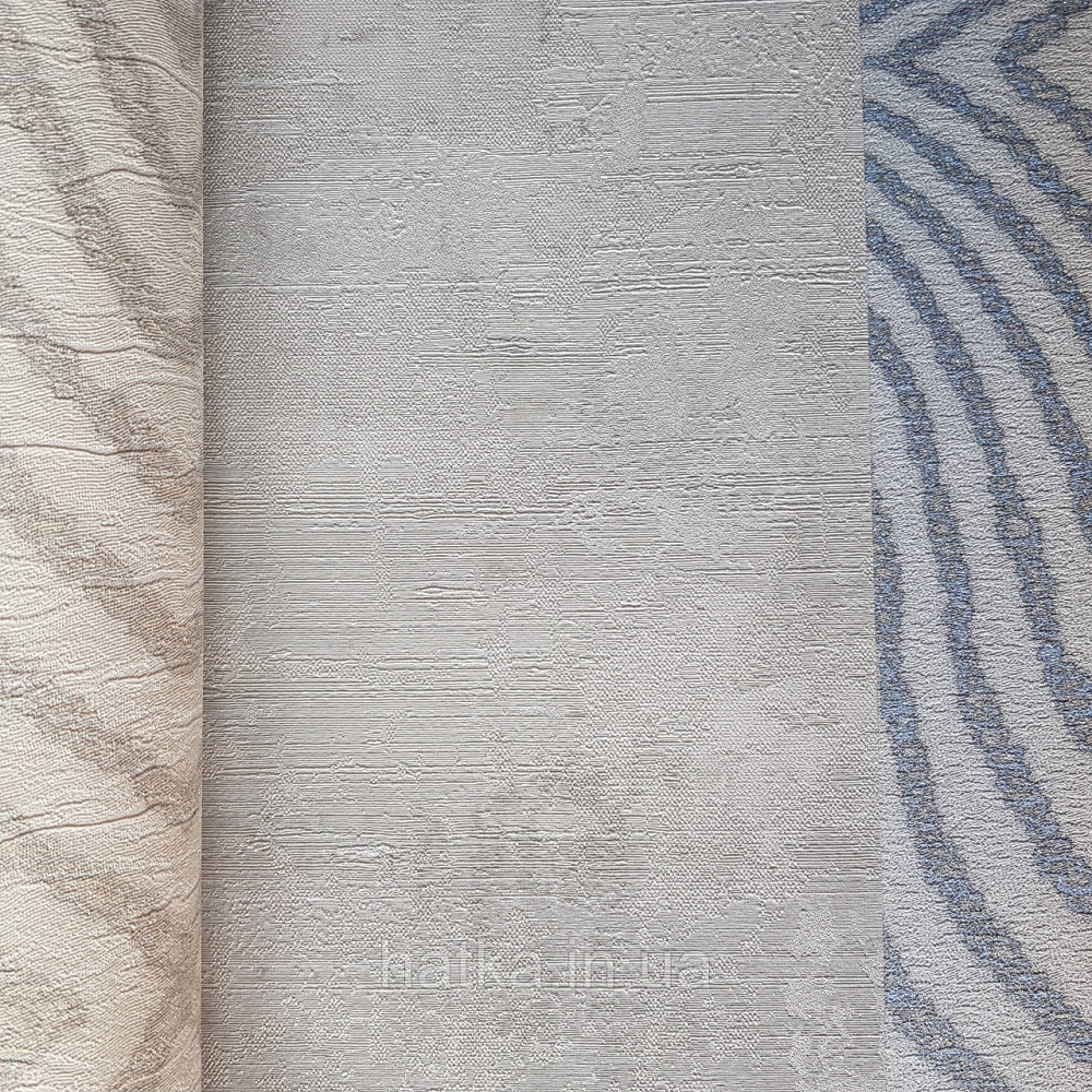 Шпалери метрові вінілові на флізелін 24 Carati Cristiana Masi під штукатурку структурні сірі з сріблом Київ - фото 2