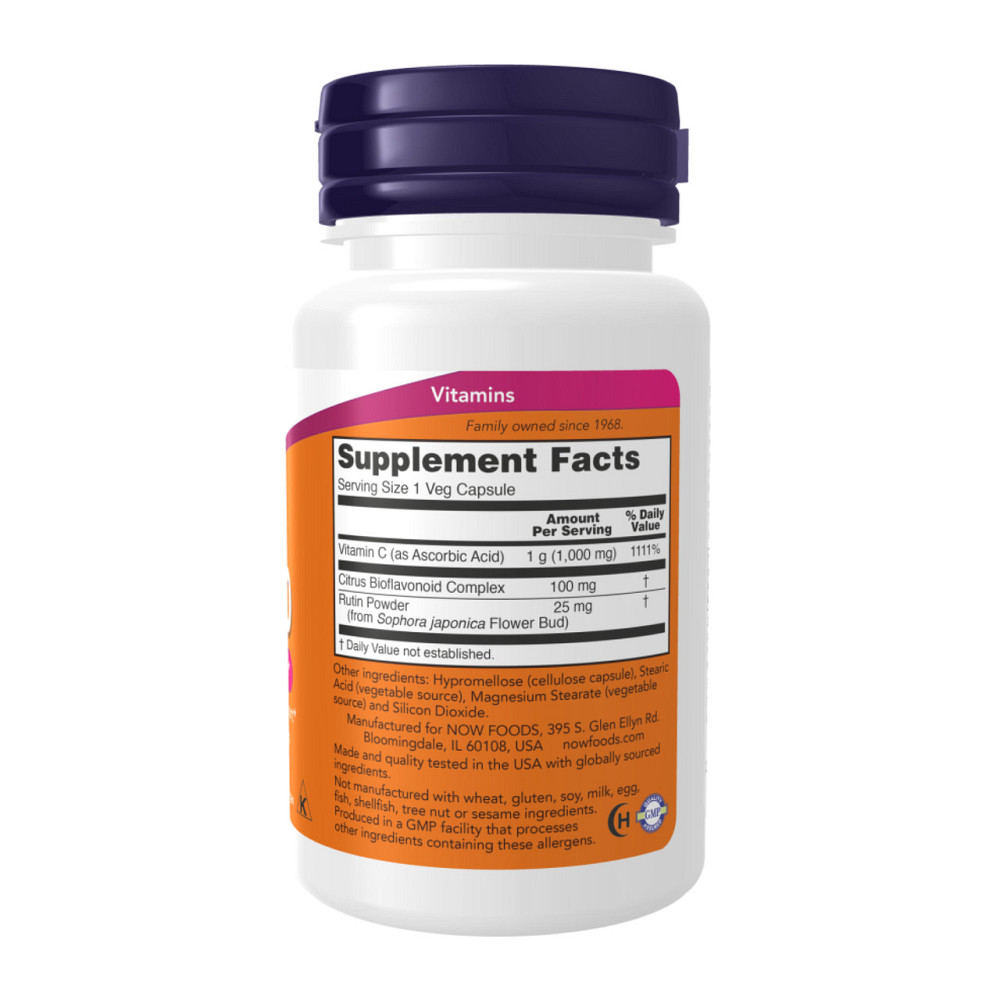 Вітамін С Now Foods Vitamin C-1000 30 vcaps Київ - фото 2