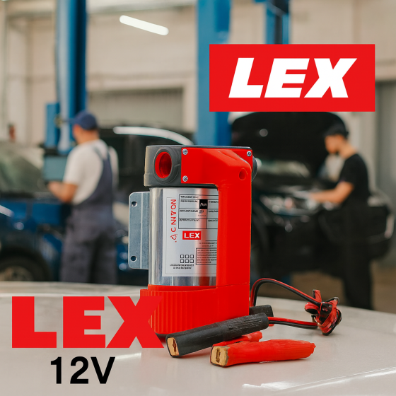 Насос для палива та води LEX 12В 0.35 кВт, 4500 об хв насос паливний водяний для систем подачі пального Львів