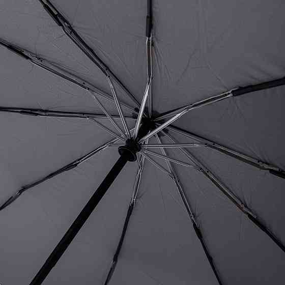Класичний автоматичний зонт з дерев'яною ручкою, сірий Київ